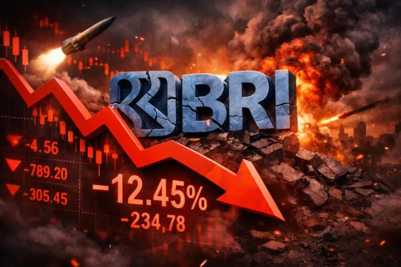 Konflik Iran–Israel Picu Kekhawatiran Investor, Saham BBRI di Bawah Tekanan