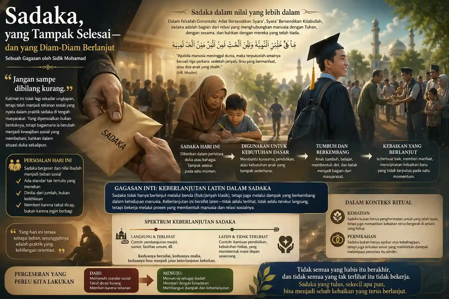 Sadaka sebagai Jembatan: Antara Doa, Memori, dan Makna Sosial