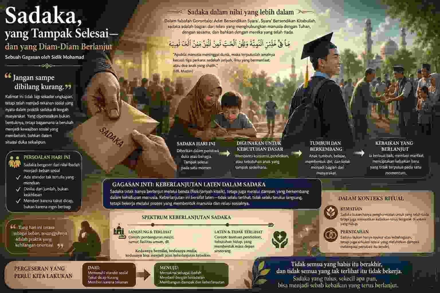 Sadaka sebagai Jembatan: Antara Doa, Memori, dan Makna Sosial